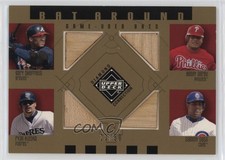 2002 Diamond Connection Bat Around Gold 23/50 Gary Sheffield Bobby Abreu 3t8