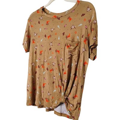 Self Esteem Women's Sz. L Western Whimsical Graphic T-shirt Short Sleeve NWOT 