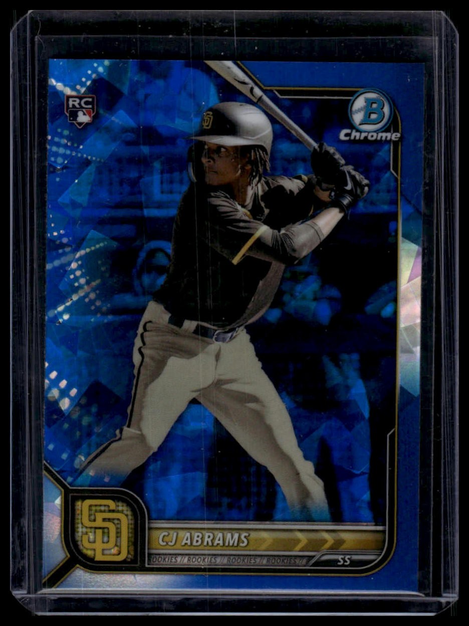 CJ Abrams 🟡 2022 Bowman Chrome Sapphire Edition #12