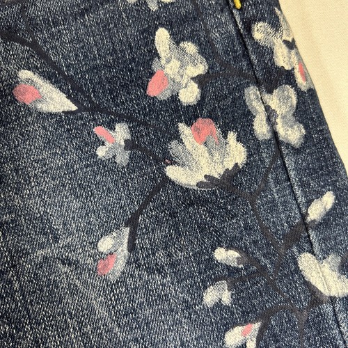 Completo bambina Gymboree (2) pezzi jeans blu dipinto e camicia rosa taglia M 7-8 usato in ottime condizioni - Foto 5 di 17