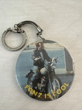 Happy Days TV Program 1977 The Fonz Keyring Key chain Henry Winkler