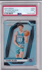2024-25 Panini Prizm NBA No. 262 Tidjane Salaün Rookie Silver Prizm PSA 9 Mint