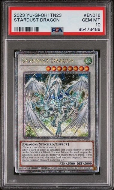 Stardust Dragon Yu-Gi-Oh! TCG Professional Sports Authenticator