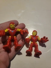 2 Hasbro Playskool Imaginext Avengers Iron Man Figure Marvel Super Hero Ironman