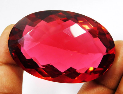 750 Ct Natural Brazilian Red Topaz Big Size Oval cut Loose Gemstone Certified
