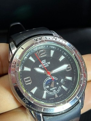 Casio Edifice EF-302 FD Men's Quartz Watch Japan Movt Stainless Steel Water Resi