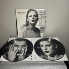 Taylor Swift Reputation 2x Picture Disc Vinyl Record 2017 Big Machine EX Rare