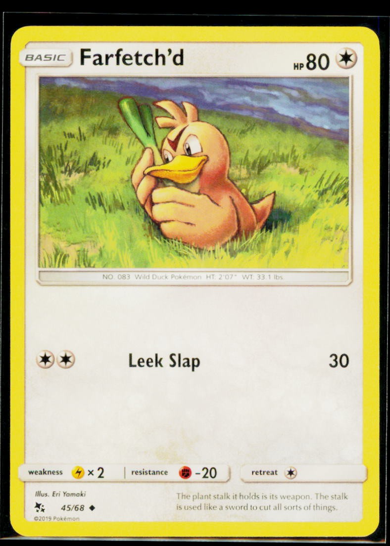 Farfetch'd Uncommon Hidden Fates 45/68 LP