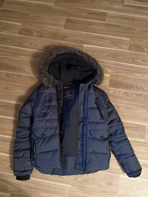 Superdry Herren Winterjacke Dunkelblau Größe S   Top Zustand