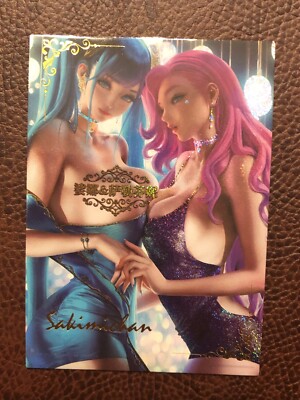 ACG SAC Goddess Story Anime Waifu Doujin Sakimichan Star Sona Seraphine LOL 23