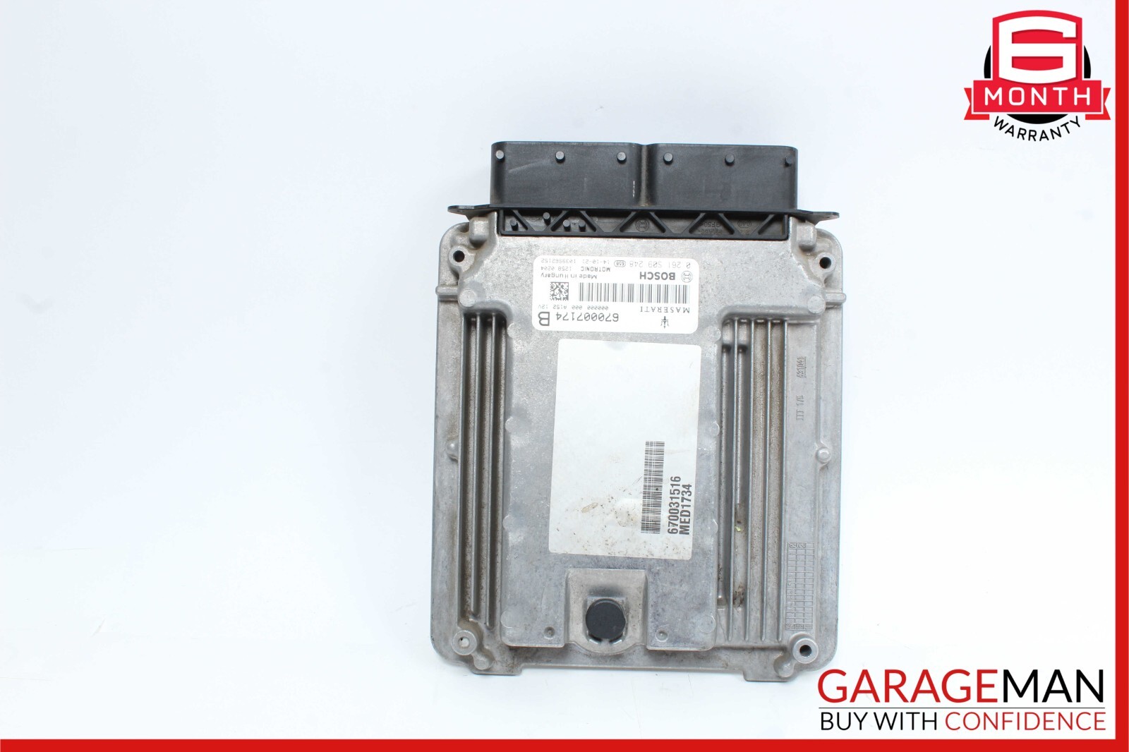 14-17 Maserati Ghibli ECU ECM Engine Computer Control Module Unit