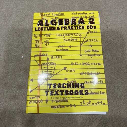 Algebra 2 Lecture Practice CDs Teaching Textbooks EBay Algebra 2 lecture practice cds teaching textbooks ebay