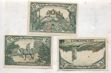 Pieniądze awaryjne: Elgersburg Turyngia 3 sztuki (512)