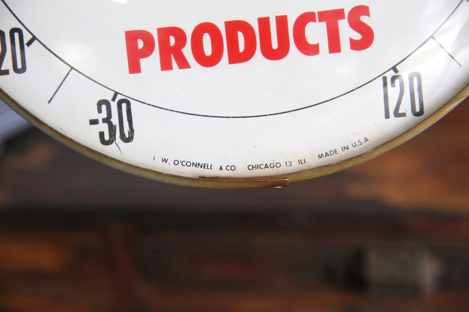 Vintage Dairy Lane Milk Ice Cream Farm Sign Glass Thermometer USA Working 12" - Image 4 of 4