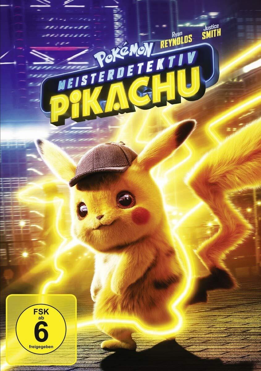Pokémon Meisterdetektiv Pikachu (DVD) Justice Smith Kathryn Newton Ken Watanabe