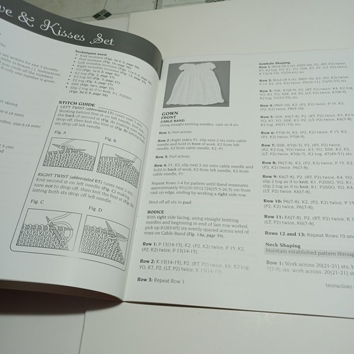 Leisure Arts Elegant Ensembles to Knit, Christening Sets by Judy Lamb LIKE NEW - Picture 6 of 22