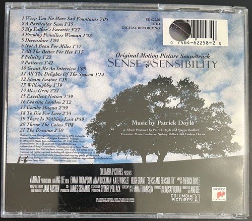 Utilisé Sense & Sensibility CD sony SK-62258 (1995) - Photo 2 sur 3
