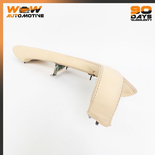04-10 BENTLEY CONTINENTAL GT RIGHT PASSENGER DOOR ARMREST LEATHER BEIGE OEM