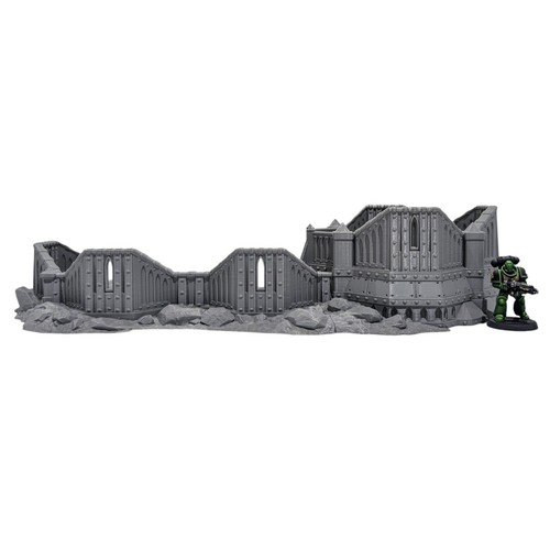 Militarum Defence Line #1 - 28 mm stampa 3D imperiale da tavolo dispersione terreno - Foto 3 di 7