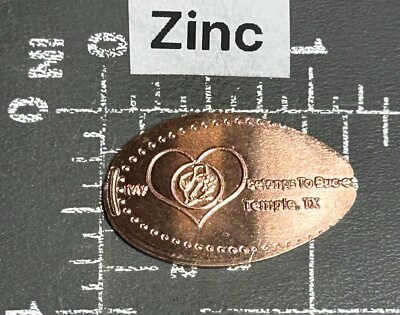 Mein Herz Gehört Zu Buc-Ee S Temple Texas Tx Länglich Gepresst Smashed Penny