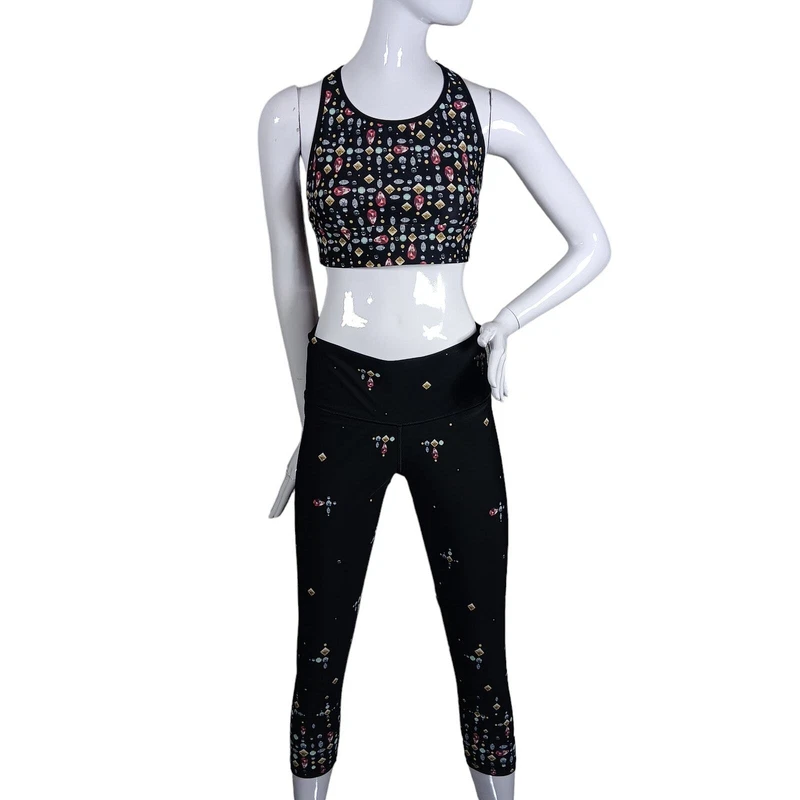victoria-secret-vs the player print sport bra set leggings