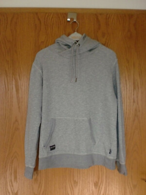 MUCH MORE - Hoodie Sweatshirt mit Kapuze in Gr.: L - Grau