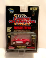 Racing Champions Chevy 1957 Red Corvette Motor Trend Die Cast Model 173 NIP