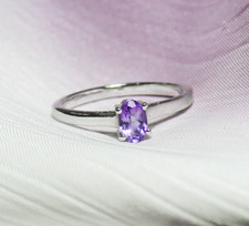 Natural Purple Amethyst Vintage Ring With 925 Sterling Silver ALL SIZE AVAILABLE