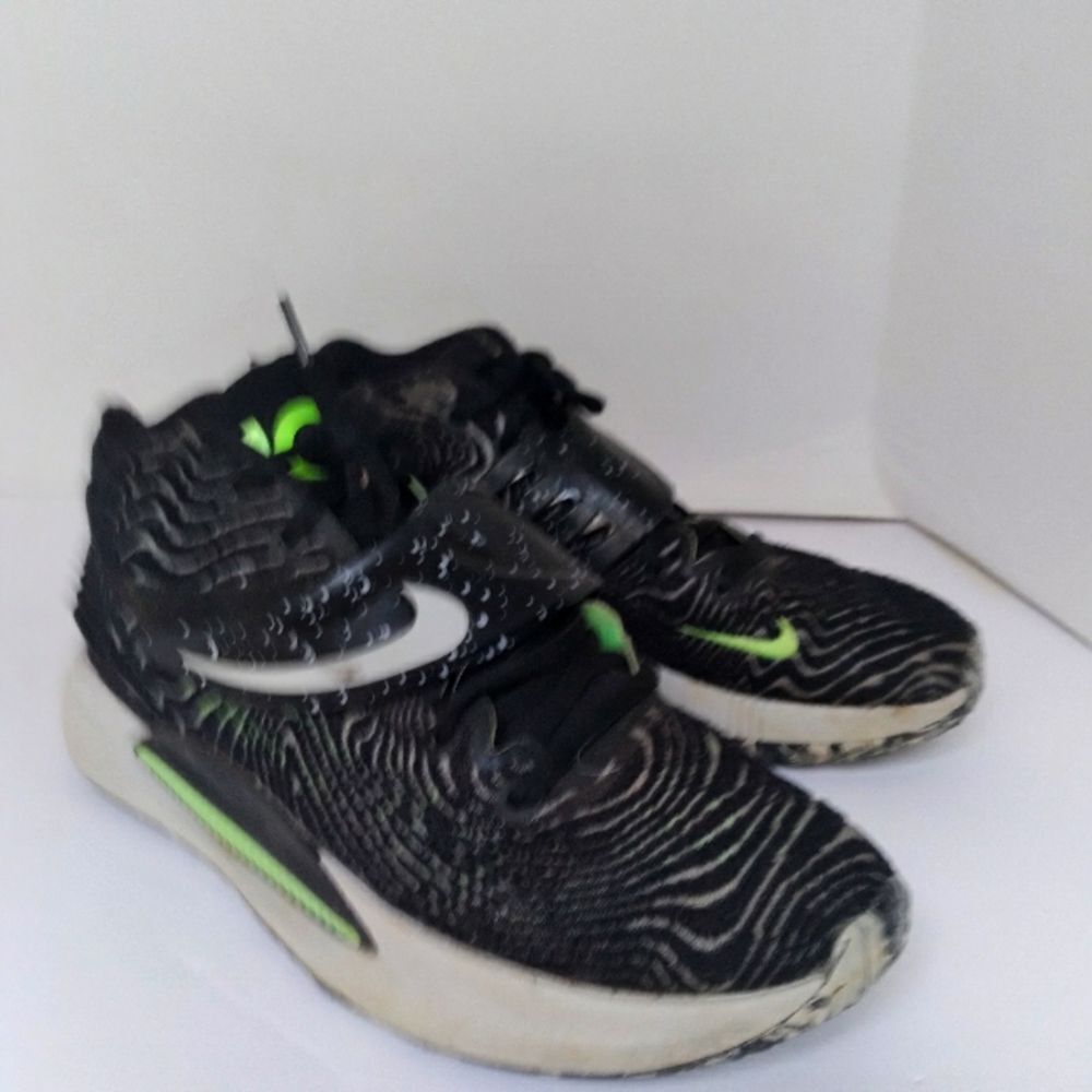 Nike KD シリーズ バスケットシューズ ブラック/グリーン Nike KD Basketball Shoes Black Zebra Print Neon Green