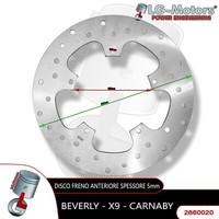 Hinterer Bremsscheibe Piaggio Beverly Rst 125 2004 2005 2006 2007