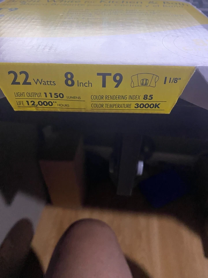 Philip Bright White Fluorescent 8 inch T9 22W  Bright 3000K 1150 Lumens 2 pack - Image 2 of 3