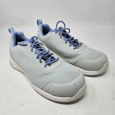 Carhartt Women's Work Force Nano Composite Toe Fast Dry Shoes Size 11 Light Blue
