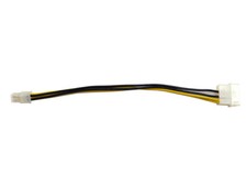 LOT OF 50 4-PIN MOLEX TO 4-PIN PSU P4 CPU POWER SUPPLY EXTENSION ADAPTER CABLE