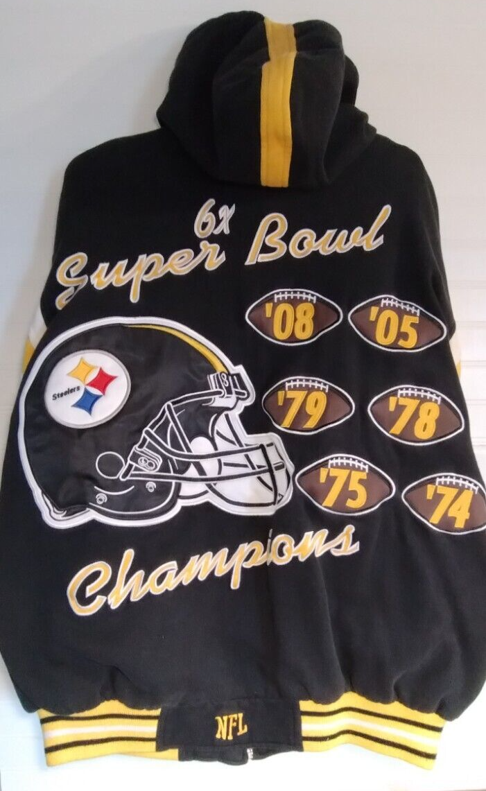 STEELERS SUPER BOWL 6x Champions jacket/hoody G-III LOGO STEELERS SUPER BOWL 6x Champions jacket/hoody G-III LOGO