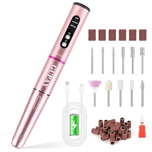 Cordless Rechargeable Electric Nail Drill for Natural & Acrylic Nails-image