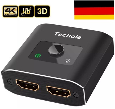 HDMI Umschalter Splitter Adapter Techole B Direction Switch Verteiler 4K 3D 108