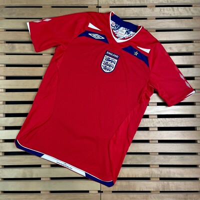 Mens Football T Shirt England Umbro Size S | eBay
