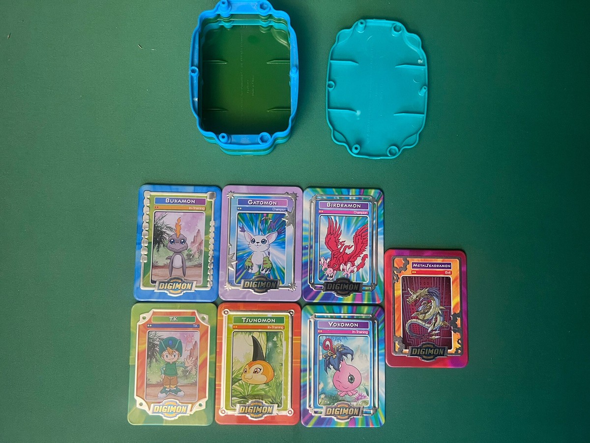 what stores sell digimon cards Digimon Tin Cards Lot Of 7 With Case