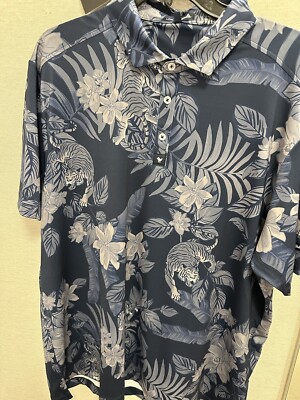 2-2024-NWT Bad Birdie Polo Shirts -crouching Tiger, plus roll them, blue 2XL￼￼