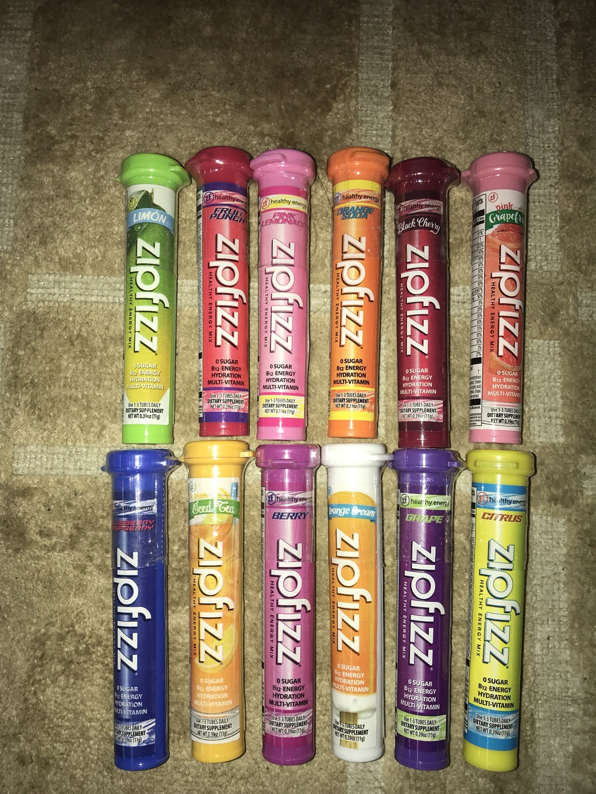 Zipfizz 6 units for 10.99 all Flavors available read description New