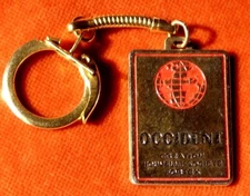 Keyring key ring WESTERN creation new company FORTEX world map 