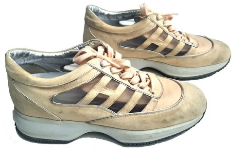 HOGAN SCARPA DONNA SNEAKER IN PELLE N° 37 1\2 - Imagen 3 de 4