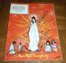 DE GRAZIA PAINTINGS - ARIZONA HIGHWAYS  DECEMBER 1964 - GRAND CANYON - WINDMILLS