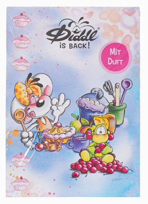 Diddl Block  Diddl is BACK!  mit Duft, Backen Motiv, DIN A6