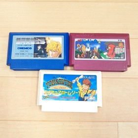 Nintendo Famicom console Japan with Family basic Keyboard in box  with 5 Games