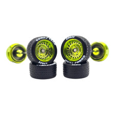 Steelie Rims 11mm Goodyearredlinewhitewall Rubber Tires For 164 Hot Wheels