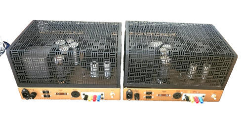 Pair  HeathKit W-5M Amplifiers.  El-34 X 4
