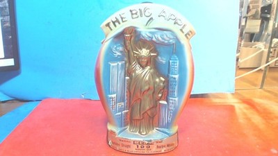 Vintage--1979--Jim Beam-- Big Apple- Twin Towers Decanter-Empty-nice shape