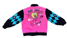 Jeff Hamilton Jacket Size 5 S SpongeBob Squarepants Pink Bonkers Nickelodeon