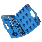 10pcs Diesel Injector Seat Cutter Set Remove Tools Cleaner Tool Set Carbon Kit